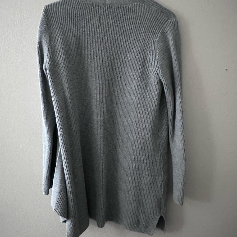GAP Women's Charcoal Open Knit Cardigan Excellent Condition - Picture 4 of 4